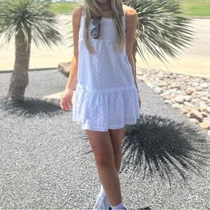 Pacsun White Sleeveless Dress